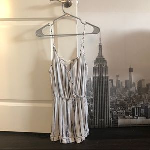 LA Hearts Stripped Romper Size XS